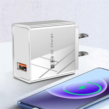 Cabezal de carga rápida de 68 W con puerto USB-A - Blanco - Ver 2