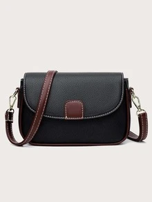 Women Small Shoulder Crossbody Bags Ladies Casual Litchi Embossed Flap Square Bag