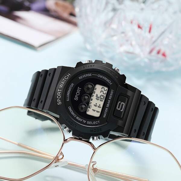 Three-Eye Sports Multi-Function Electronic Watch.
