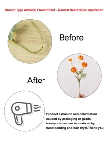 Bộ 3 bông hoa nhân tạo, mỗi bông có 4 bông hoa mẫu đơn, phong cách Bắc Âu đơn giản hiện đại, hoàn hảo cho đám cưới hoặc trang trí nhà - trắng - Xem 6