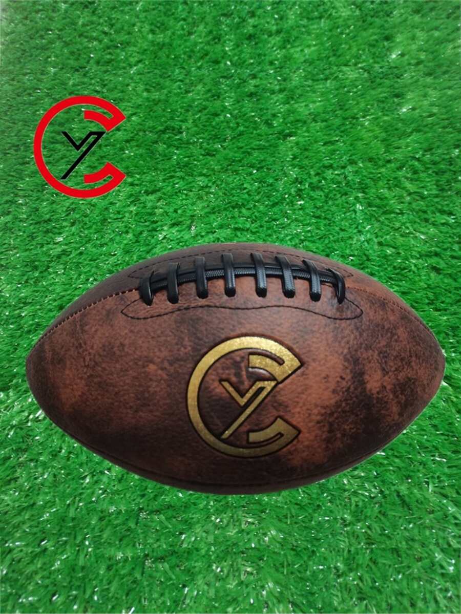 1 pieza fútbol americano - Marrón - Ver 1
