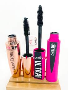 FASHIONITY Pink Up 2 Pack de Máscara de Pestañas de larga duración a prueba de agua - Volume Xtreme y Ultra Lashes - Negro - Ver 3