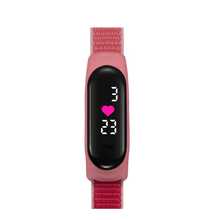 Love Heart Watch LED Touch Screen Bracelet For Men And Women - Pink - View 1