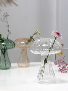 1入組蘑菇形狀花瓶 - 無色 - 查看 8