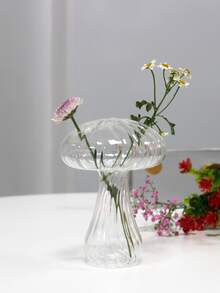 1入組蘑菇形狀花瓶 - 無色 - 查看 9