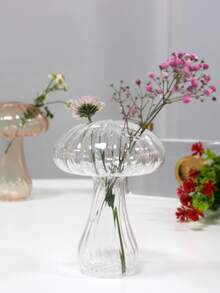 1入組蘑菇形狀花瓶 - 無色 - 查看 6