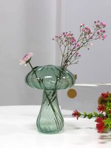 蘑菇形狀花盆 - 綠色 - 查看 1