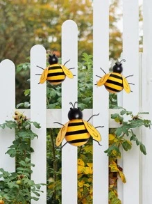 金屬質感蜂形鐵藝術模擬工藝牆面裝飾 - 黃色 - 查看 6