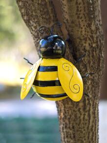 金屬質感蜂形鐵藝術模擬工藝牆面裝飾 - 黃色 - 查看 5