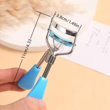 1 pezzo Bigodino per ciglie, strumento di styling, manico a forma di cuore, modellatore di ciglie semplice e portatile, adatto per viaggi e uso quotidiano, economico, riempimento calze, trucco, strumenti per il trucco, roba economica, regali, regali per donne, regali di Natale