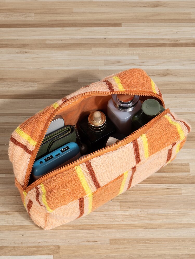 Orange Clutch Bag - Multicolor - View 2