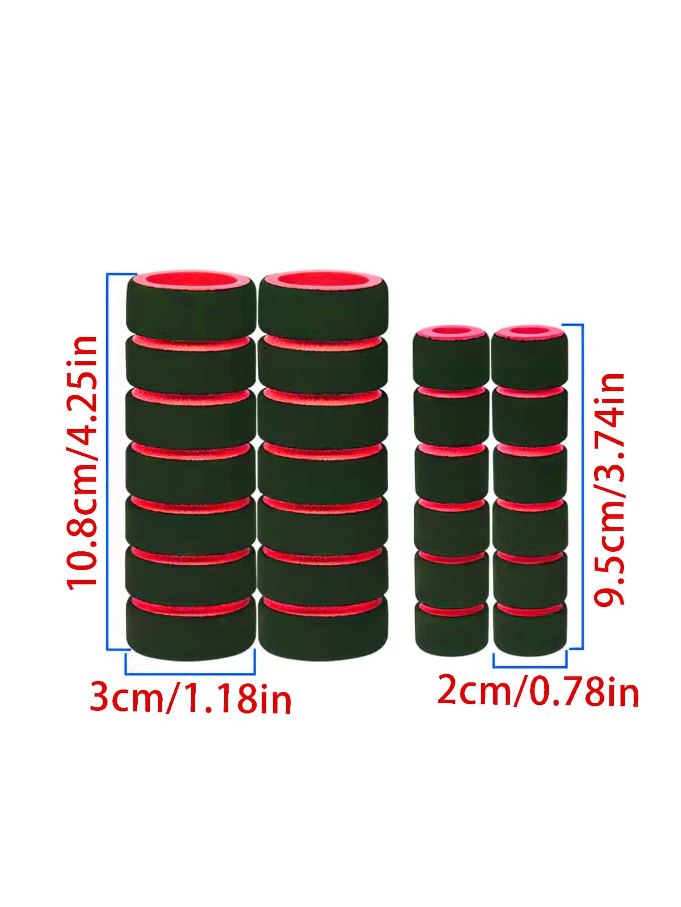 2pcs Sponge Handlebar Grips For Bike/motorcycle/ebike, Antislip Eva