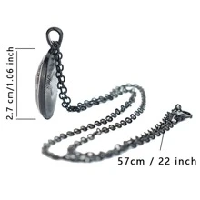 Aurora Borealis Creative Glow In The Dark Glass Pendant Necklace Night Light Jewelry - style 3 - View 2