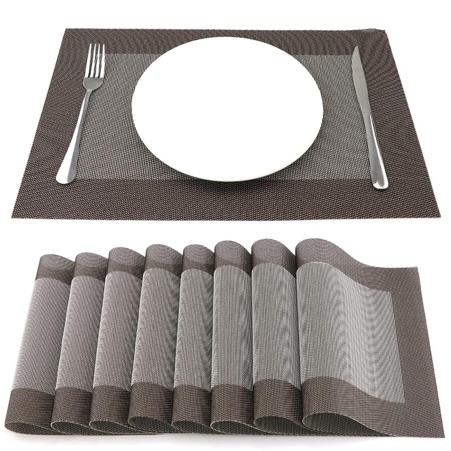 This is a set of 8 individual placemats, perfect for those who want to