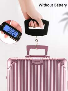 Portable Digital Electronic Suitcase Weighting Luggage Handheld Fish Hook Hanging Scale---without batteries! Weight Scale Suitcase Handheld Scale Baggage Digital  Scale  Perfect for Travel Home - Black - View 1