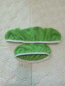 Replaceable Sponge Cover For Household Wet & Dry Rotating Bathroom Mop With Water Absorption - Green - View 5