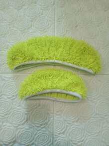 Super Absorbent Sponge Replacement Cover For Household Wet & Dry Rotating Bathroom Mop - Yellow - View 3