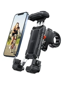 Acefast單車/摩托車手機架通用防滑減震手機支架 - 黑色 - 查看 3