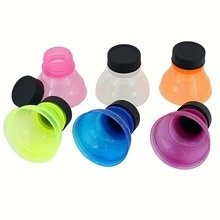 6PCS Color Random Reusable Plastic Water Dispenser Lid Protective Cap Bottle Cap Soda Water Bottle Cap - Multicolor - View 9