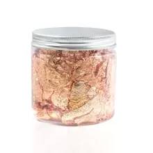 3克盒裝玫瑰金箔美甲裝飾材料