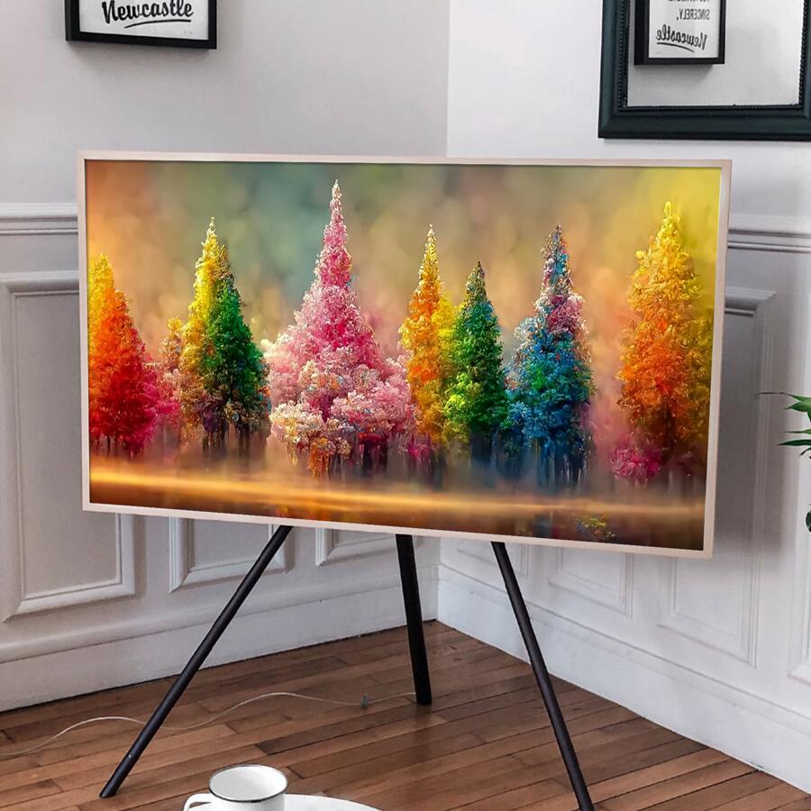5D Kim Cương Đầy Đủ Bức tranh Bộ dụng cụ Đối với Người lớn Và Trẻ em , Cây Thiết kế vòng tròn ( ) , DIY Nghệ thuật kim cương Bộ dụng cụ Đối với Nhà  Trang trí tường , Qủa tặng - Nhiều màu - Xem 1