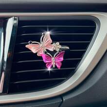 Butterfly Design Car Air Outlet Ornament - Multicolor - View 2