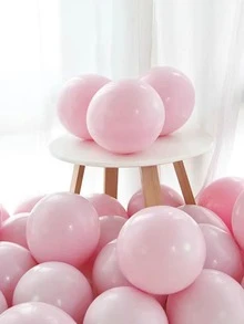 50 piezas de globo súper grueso de 10 pulgadas con colores aleatorios para decoración de fiestas en cumpleaños, días festivos, y decoración de juguetes - Multicolor - Ver 5