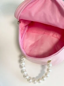 女孩卡通人物圖案亮片裝飾後背包