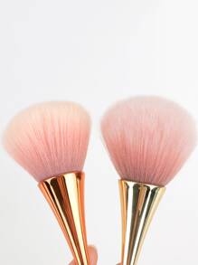 1 Stück Weicher, Taillenförmiger Pinsel Für Puder, Rouge, Lose Oder Kompakte Puder Oder Highlighter