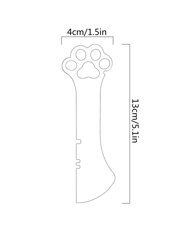 Cat Food Can Opener Spoon, Cat Paw Shaped Tin Can Opener, Wet Food