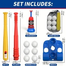 Children'S Baseball Toy Set - Multicolor - View 2