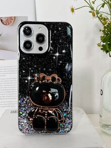 Glitter Phone Case - Black - View 6