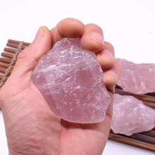 200g Natural Pink Crystal Raw Stone - Pink - View 1