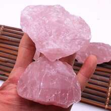 200g Natural Pink Crystal Raw Stone - Pink - View 2