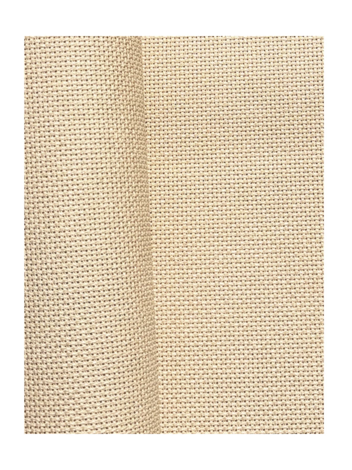 Tela De Bordado De Punto De Cruz Khaki De 18ct
