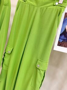 Women Two-piece Outfits - Green - View 2