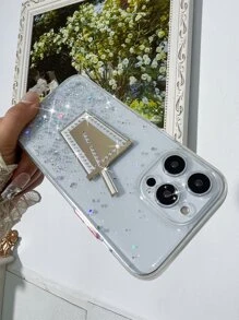 Drinking Bottle Decor Clear Phone Case - White - View 6