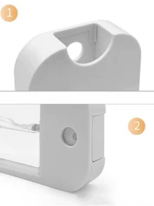 方形便攜噴瓶適用於香水或者分配 - 白色 - 查看 7