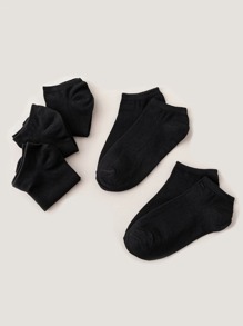 10雙白色實色男士短襪，適用於春夏日常穿著