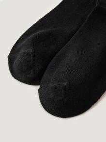 10雙白色實色男士短襪，適用於春夏日常穿著