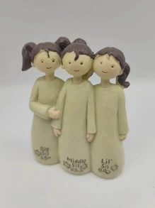 1入組樹脂工藝品 - 卡其色 - 查看 4