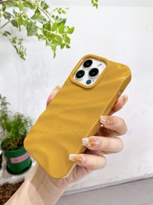 màu trơn Sóng nước Textured Ốp lưng & bao da điện thoại - Màu vàng - Xem 7