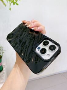 màu trơn Sóng nước Textured Ốp lưng & bao da điện thoại - màu đen - Xem 5