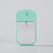 便攜式噴霧瓶/卡形香水瓶/保濕噴霧瓶/旅行化妝品洗漱用品容器，可補充香水，洗手液 - 綠色 - 查看 5