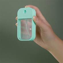 便攜式噴霧瓶/卡形香水瓶/保濕噴霧瓶/旅行化妝品洗漱用品容器，可補充香水，洗手液 - 綠色 - 查看 4