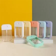 便攜式噴霧瓶/卡形香水瓶/保濕噴霧瓶/旅行化妝品洗漱用品容器，可補充香水，洗手液 - 綠色 - 查看 2