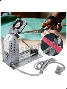 GRUPO CARNAVALLIA Cortadora Eléctrica Electro-térmica Listón Cauterización Textil - Plateado - Ver 6