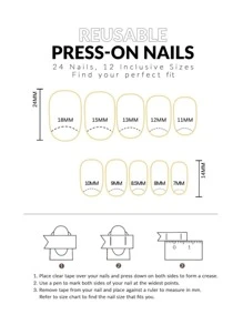 Baby Blue Swirl Art Almond Press On Nails, 24 szt. Falowanie wody i paski Nail Art Design Zestaw sztucznych paznokci, mlecznoniebieska krzywa w stylu francuskim z klejem do paznokci i pilnikiem do paznokci Materiały do paznokci