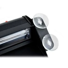 Torreta Estrobo Visera Led Cob 6 Funciones Ámbar Emergencia Seguridad - Blanco - Ver 6