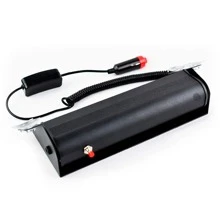 Torreta Estrobo Visera Led Cob 6 Funciones Ámbar Emergencia Seguridad - Blanco - Ver 7